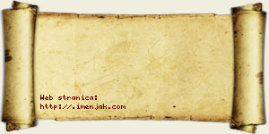 Lana Bebić vizit kartica